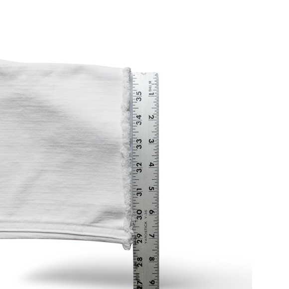 NWOT: J.Crew Women's 9" Billie Demi Boot Crop Jean in White Wash; Size 28 - Picture 16 of 16